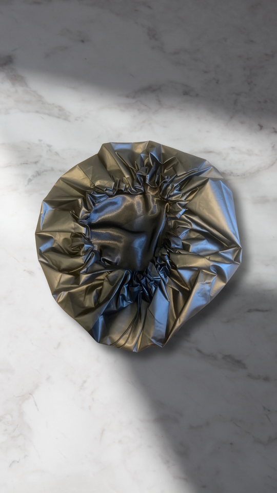 Knotless Kay Satin Lined Shower Cap